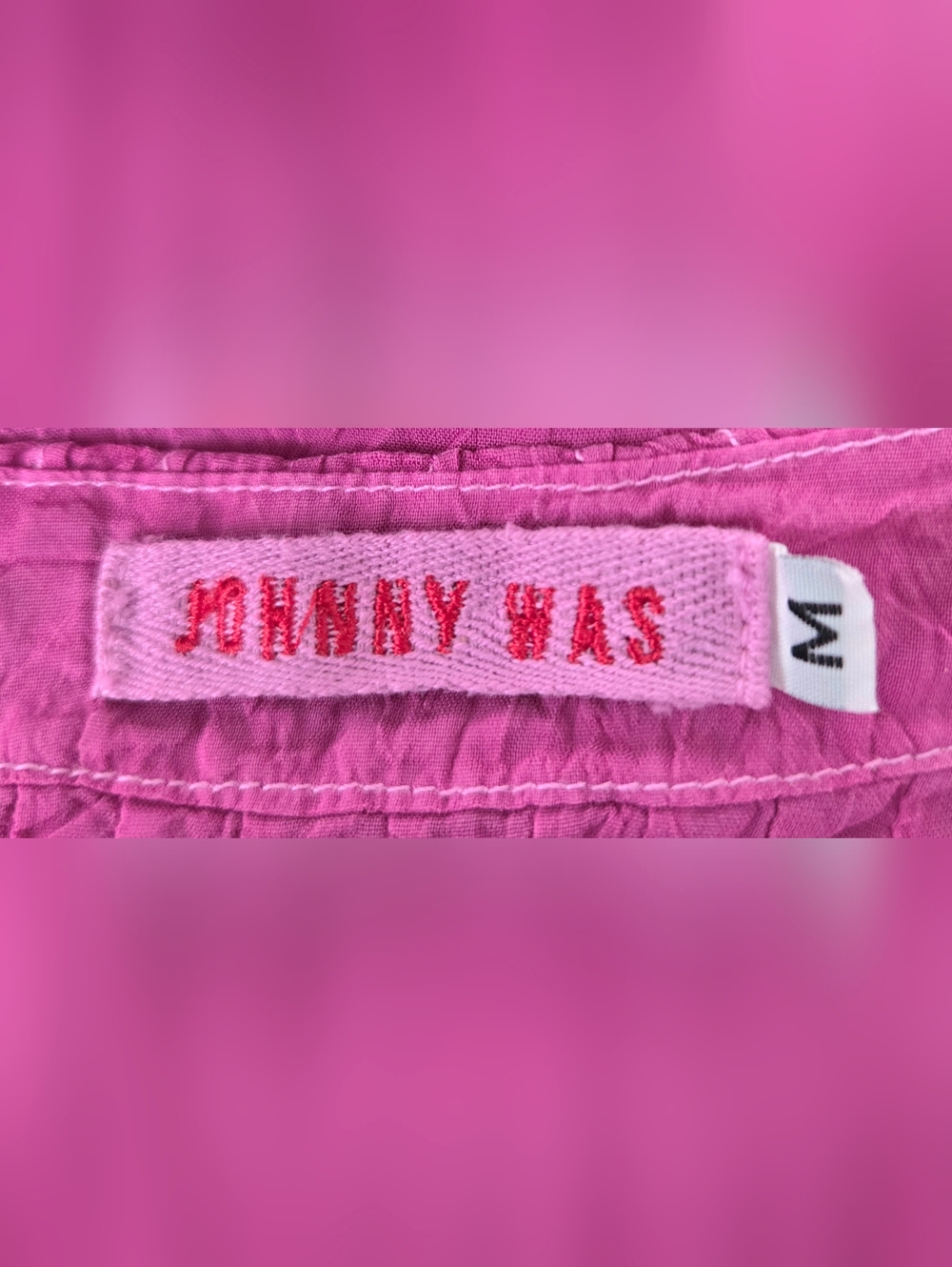 Johnny Was Magenta Embroidered Floral Tunic - Picture 4 of 5